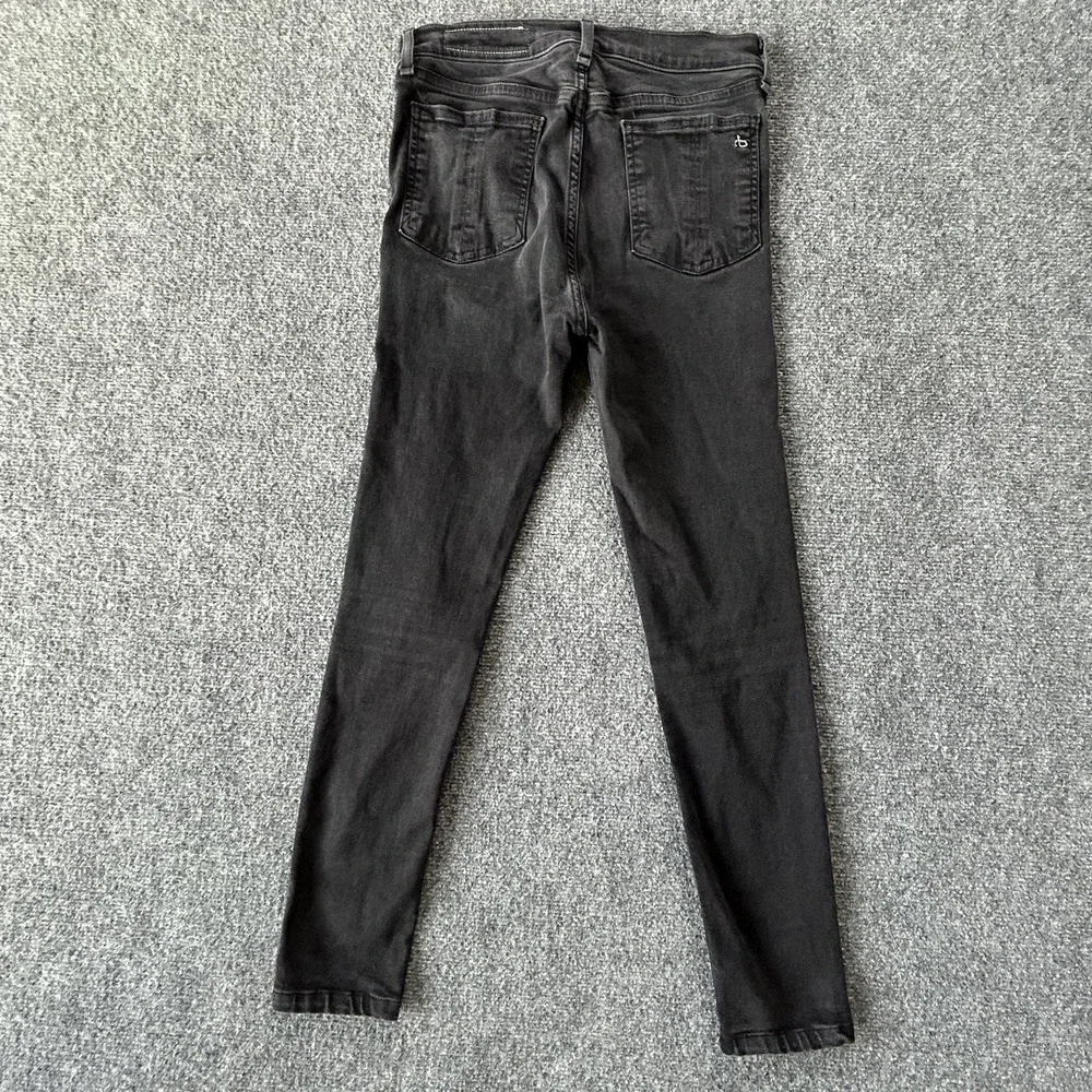 Rag Bone Jeans Womens 28 Black High Rise Skinny‎ Modal Stretch Denim Ankle